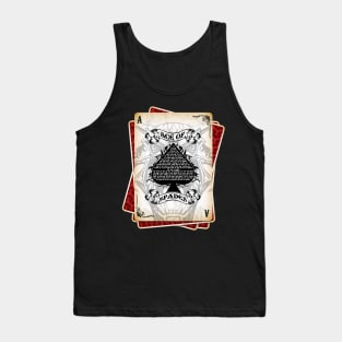 The Ace of Spades - Cards Tank Top